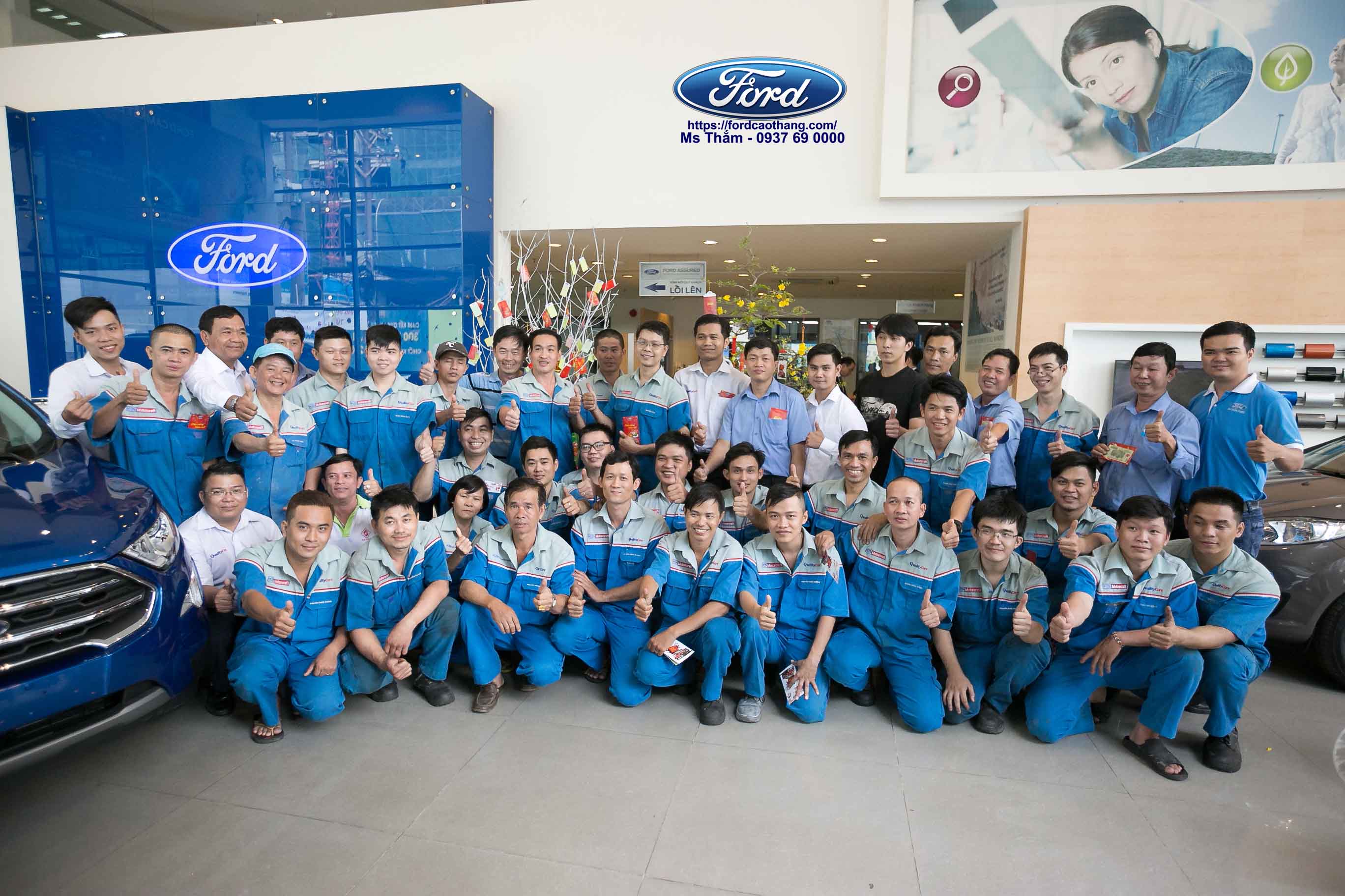 Đội ngũ nhân viên Sài Gòn Ford giàu kinh nghiệm